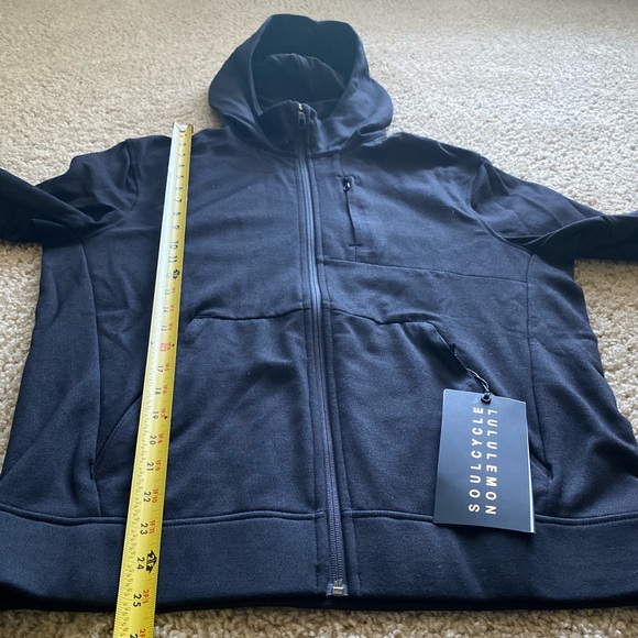 SoulCycle x Lululemon Black Hoodie Jacket Sz Small - Picture 4 of 10
